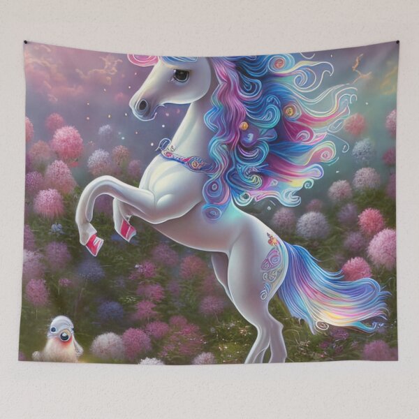 Item preview, Unicorn Pink dreams, fantasy, fable, horse, magic, glitter designed and sold by Cyber Kids.