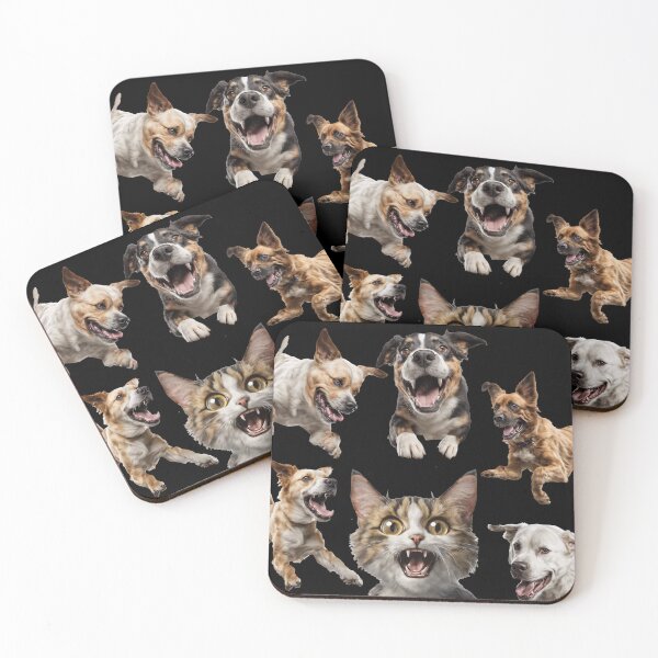 Item preview, Cat's Nightmare - A Horde of Hungry Dogs designed and sold by SAS-Designer.