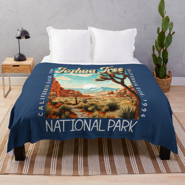 Item preview, Joshua Tree National Park Illustration Retro Distressed designed and sold by KrisSidDesigns.