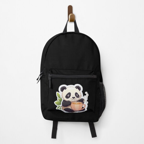 Item preview, Cute panda with black coffee designed and sold by Mateusz Majcherek.