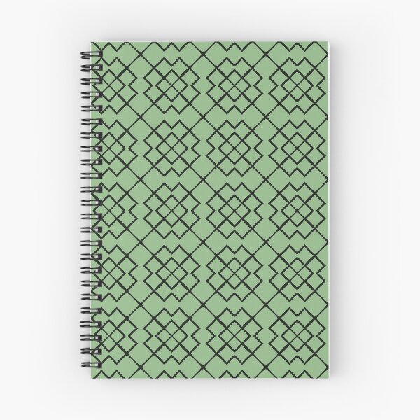 Item preview, Monochrome Elegance Geometric Symphony Green Black designed and sold by mshoafcreates.