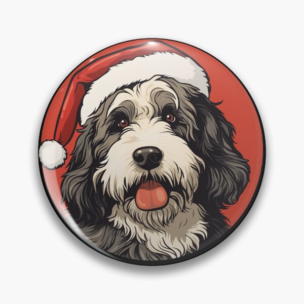 Item preview, Christmas Doodle Xmas Bernedoodle designed and sold by HayleeDesigns.