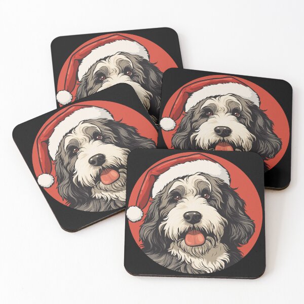 Item preview, Christmas Doodle Xmas Bernedoodle designed and sold by HayleeDesigns.