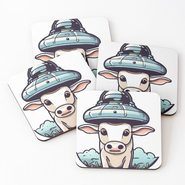 Item preview, UFO Cow, Bovine Upload designed and sold by macvoodoodesign.