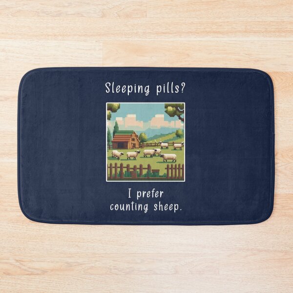 Item preview, Sleeping Pills? I Prefer Counting Sheep designed and sold by NaNaSpaceStore.