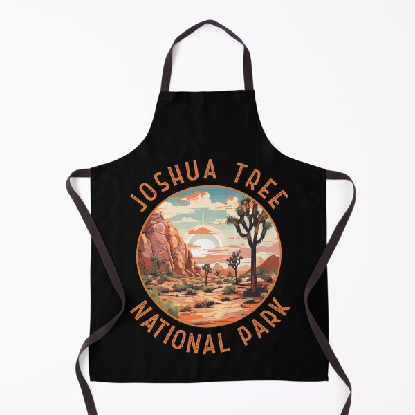 Item preview, Joshua Tree National Park Sunset Retro Distressed Circle designed and sold by KrisSidDesigns.