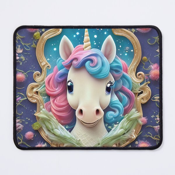 Item preview, Unicorn Pink dreams, fantasy, fable, horse, magic, glitter designed and sold by Cyber Kids.