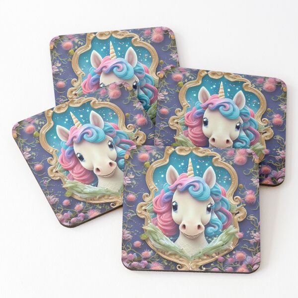 Item preview, Unicorn Pink dreams, fantasy, fable, horse, magic, glitter designed and sold by Cyber Kids.