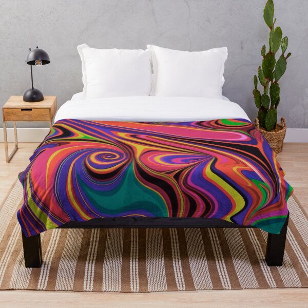 Item preview, Colo Splash, psychedelic colorful pattern designed and sold by LiquidGround.