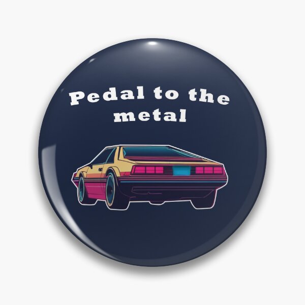 Item preview, Pedal To the Metal  - Retrowave design designed and sold by NaNaSpaceStore.