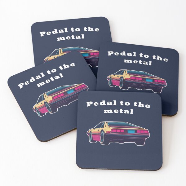 Item preview, Pedal To the Metal  - Retrowave design designed and sold by NaNaSpaceStore.
