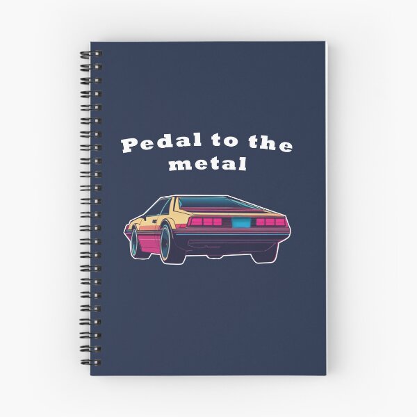 Item preview, Pedal To the Metal  - Retrowave design designed and sold by NaNaSpaceStore.