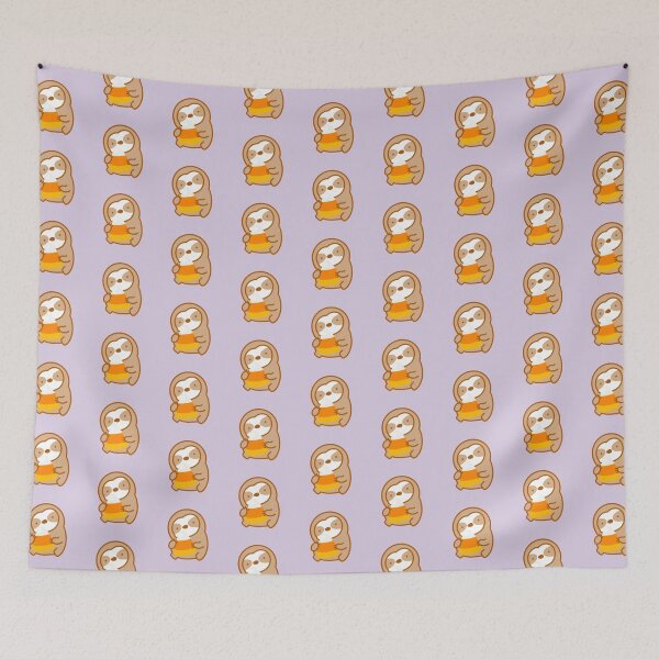 Item preview, Cute Halloween Candy Corn Sloth  designed and sold by theslothinme.
