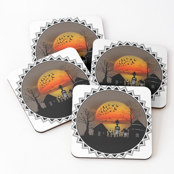 Item preview, Beautiful and colorful sunset in Africa. designed and sold by lppeter1010.
