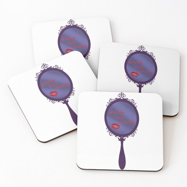 Item preview, pretty isn't pretty mirror designed and sold by PandaBearPie.