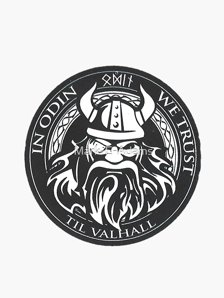 Viking Sticker for Sale by Mark-E-Adams