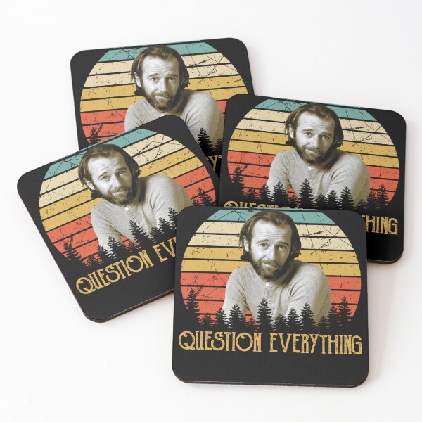 Item preview, Vintage Comedy George comedian Carlin Question Everything designed and sold by FraserRainbows.