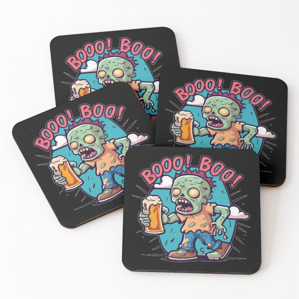 Item preview, Zombies with beer designed and sold by TrendyPalette.