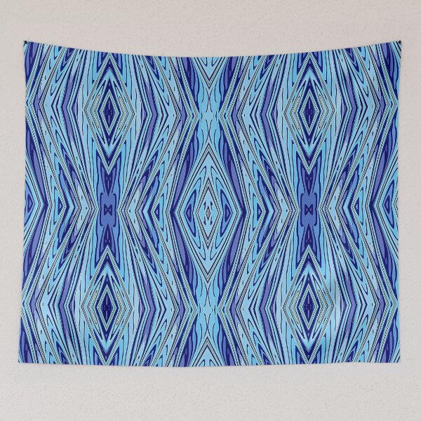 Item preview, Blue Kaleidoscopic Pattern designed and sold by Sybille-Yates.