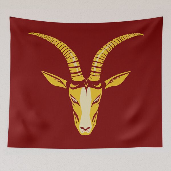 Item preview, Amalthaea, the Golden Goat - Dark Red designed and sold by AtithasosTragos.