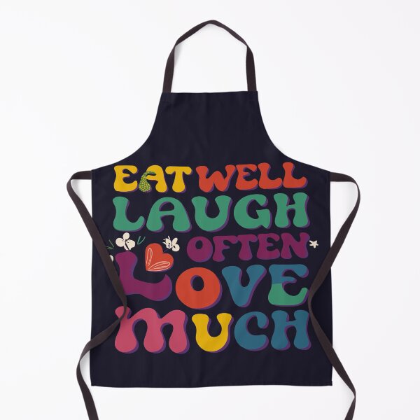Item preview, Eat Well, Laugh Often, Love Much - Colorful Design designed and sold by By Nayla.