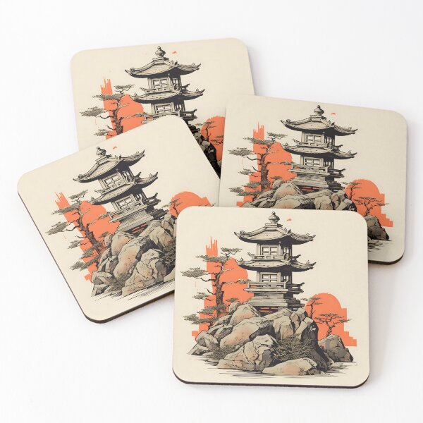 Item preview, Intricate Japanese Stone Lantern  designed and sold by dcrc.
