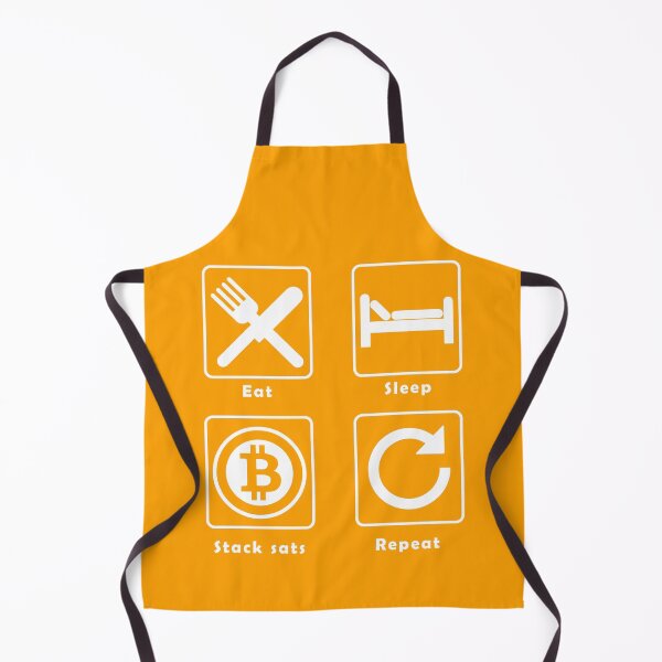 Item preview, Eat, Sleep, Stack Sats, Repeat designed and sold by NaNaSpaceStore.