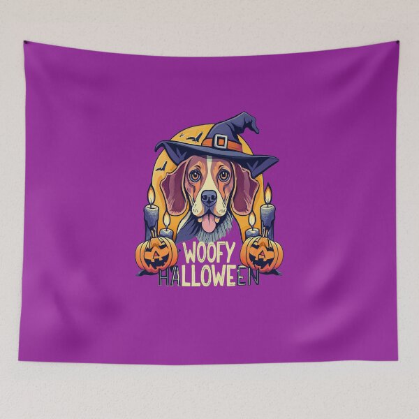 Item preview, Woofy Halloween, Beagle Halloween Design, Witch, Perfect Gift for Beagle Dog Lovers, Beagle dog Halloween costumes. Fall, Fall colors, Autumn. designed and sold by bubblylive.