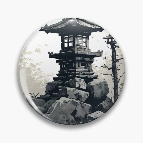 Item preview, Forgotten Japanese Stone Lantern  designed and sold by dcrc.