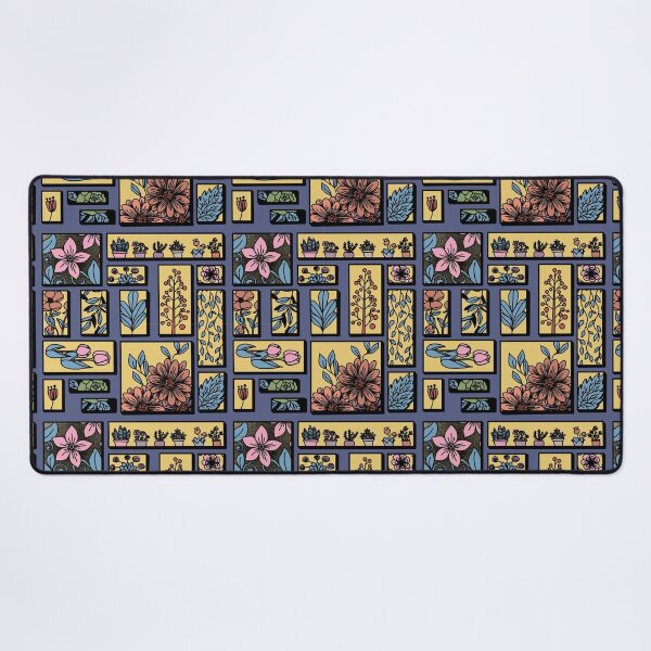 Item preview, Colorful vintage floral seamless art designed and sold by MissSairung.