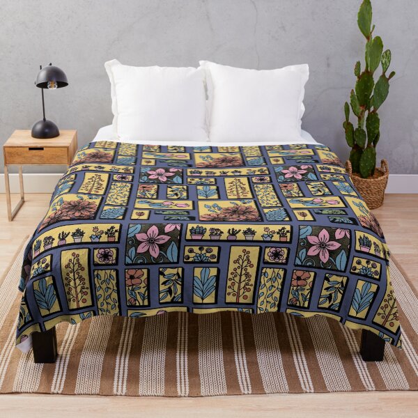 Item preview, Colorful vintage floral seamless art designed and sold by MissSairung.
