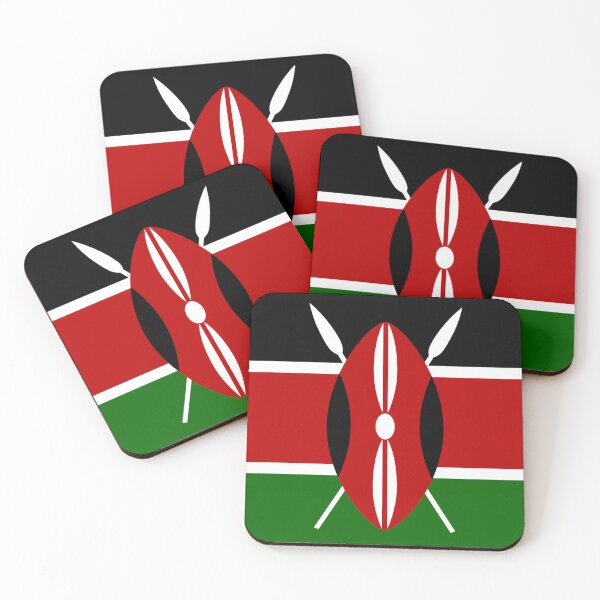 Item preview, Kenya Flag designed and sold by KBMeyer.