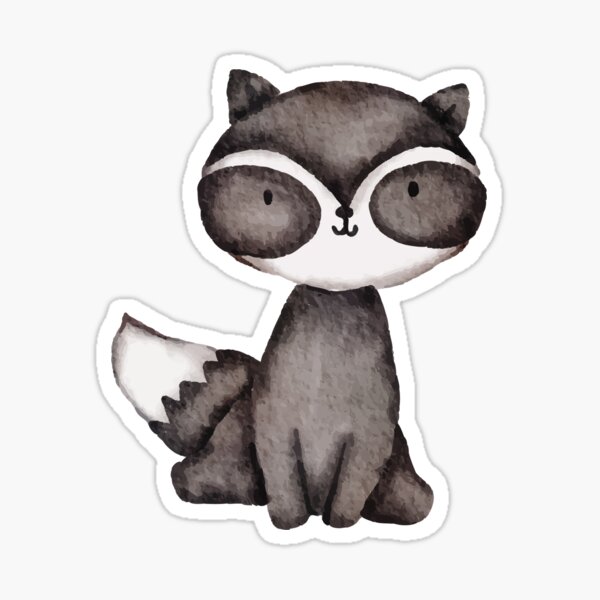 Red Panda & Raccoon Stickers 