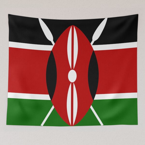 Item preview, Kenya Flag designed and sold by KBMeyer.