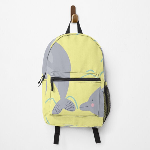 Item preview, Dolphin jumping out of the water yellow designed and sold by DofinaSur.