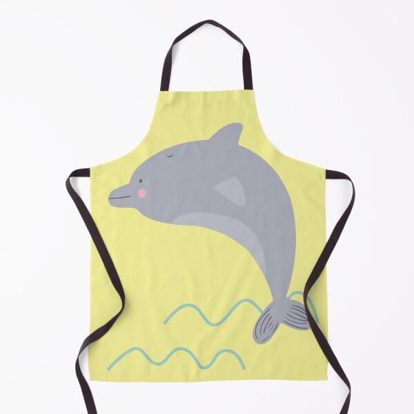 Item preview, Delfin saltando fuera del agua amarillo designed and sold by DofinaSur.