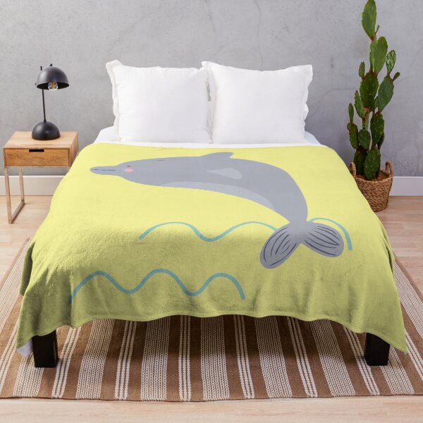 Item preview, Delfin saltando fuera del agua amarillo designed and sold by DofinaSur.