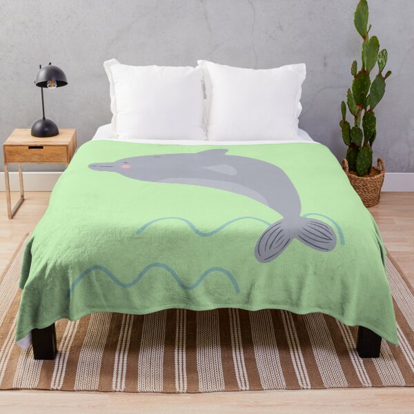 Item preview, Delfin saltando fuera del agua verde designed and sold by DofinaSur.