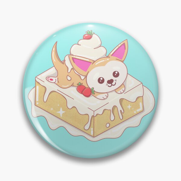 Artikelvorschau, Hund auf Tres-Leche-Kuchen entworfen und verkauft von CakeyDoesArt.