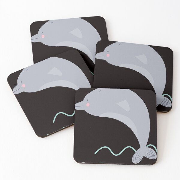 Item preview, Delfin saltando fuera del agua negro designed and sold by DofinaSur.