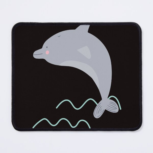 Item preview, Delfin saltando fuera del agua negro designed and sold by DofinaSur.
