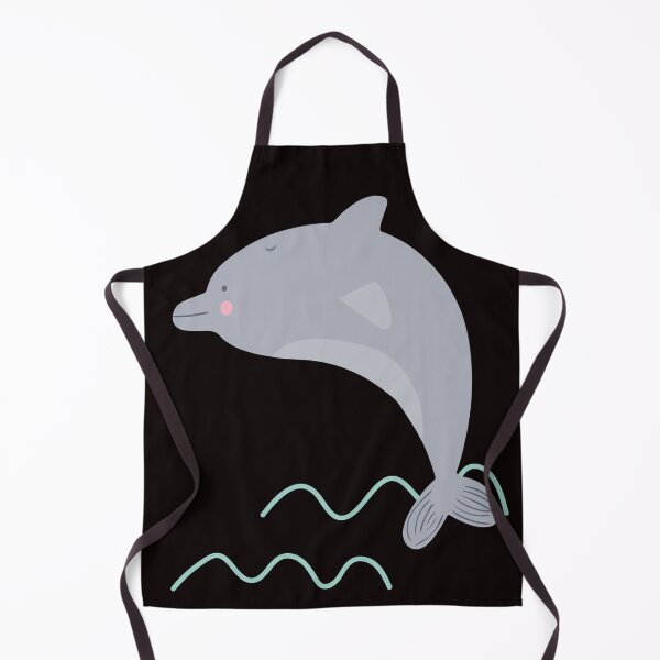 Item preview, Delfin saltando fuera del agua negro designed and sold by DofinaSur.