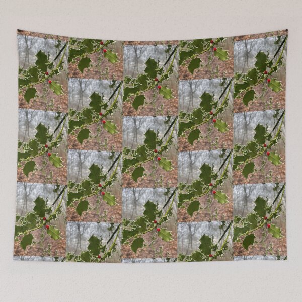 Item preview, UniquelyLaurel, photograph of winter Hollyberries in the Forest of Dean designed and sold by UniquelyLaurel.