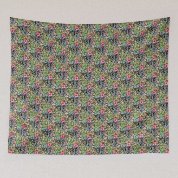 Item preview, UniquelyLaurel,  Dalia in bloom, English cottage garden,  designed and sold by UniquelyLaurel.