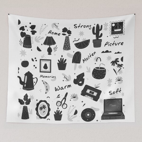 Item preview, Colorless Hand drawn  designed and sold by Targeted Inspire.