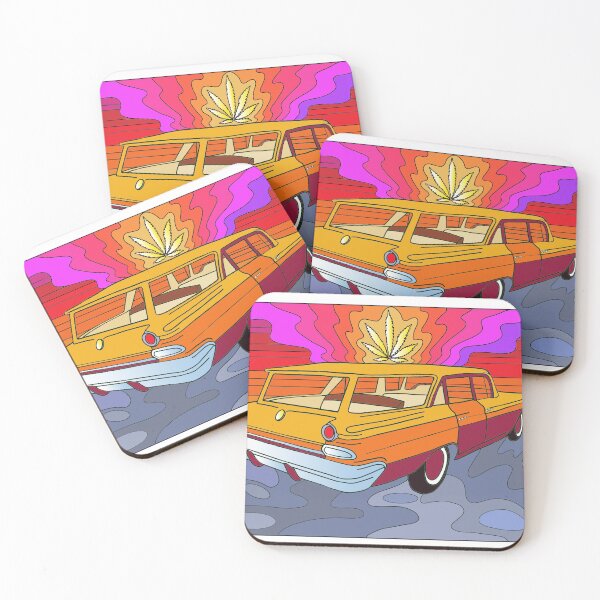 Item preview, Station wagon sunset designed and sold by annesblueart.