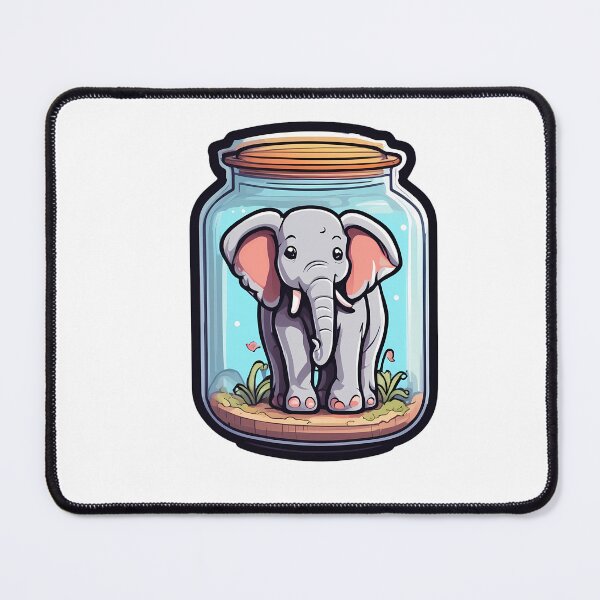 Item preview, Elephant in a jar designed and sold by Maths-4-Nerds.
