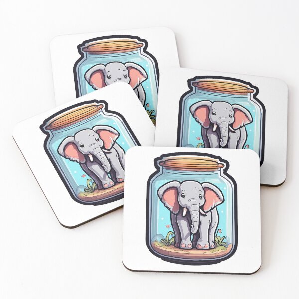 Item preview, Elephant in a jar designed and sold by Maths-4-Nerds.