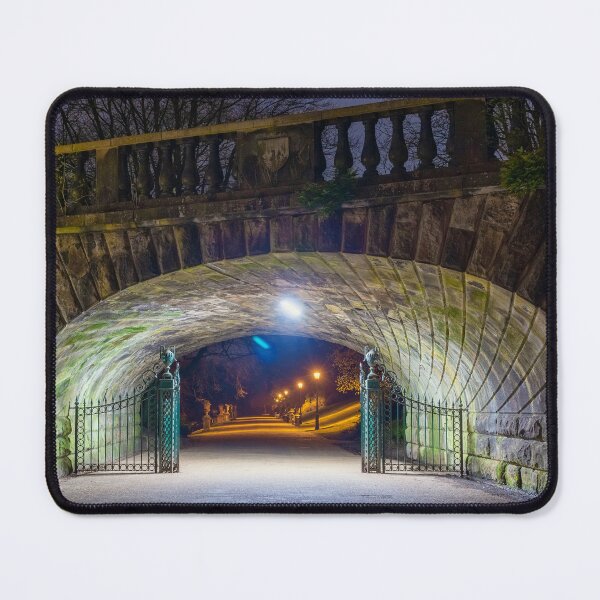 Item preview, Night Photo of the Archway at Avenham Park, Preston, Lancashire designed and sold by Shafiq Khan.