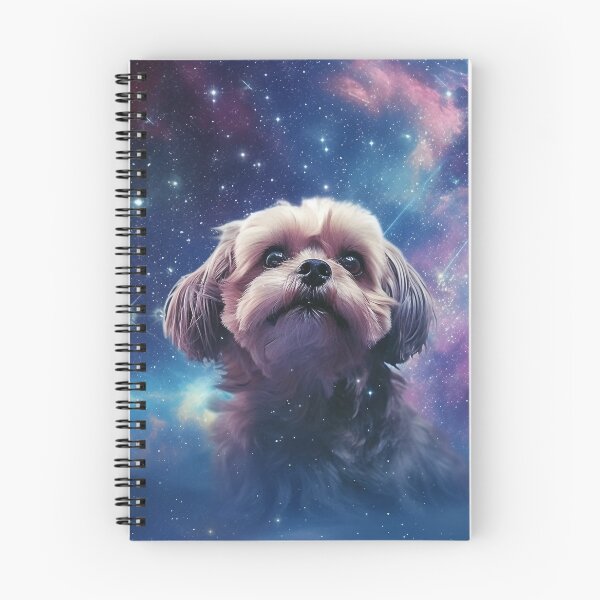 Item preview, Maltese Dog in Space designed and sold by MythicPrompts.
